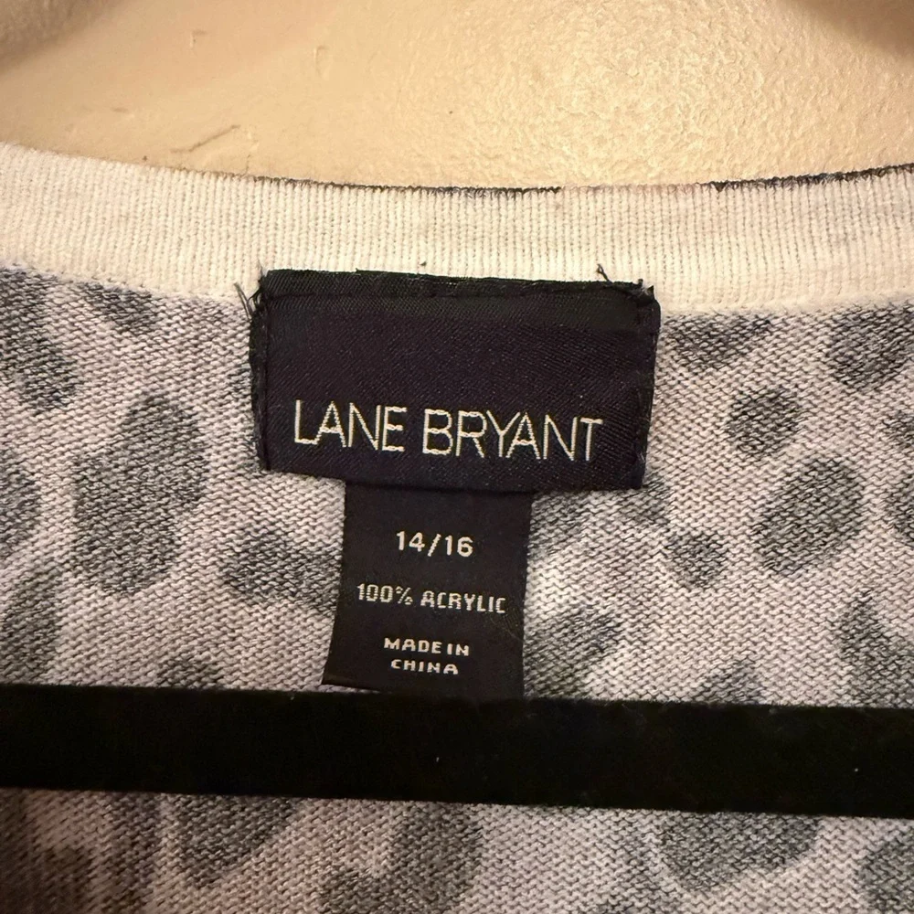 Lane Bryant Animal Print Blouse - Brown and Black
